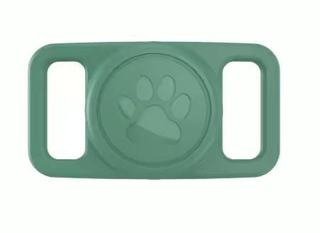 Airtag Dog Collar Holder Waterproof Silicone Full Body Covered Anti-Lost Protective Air Tag Holder for Pet Collar