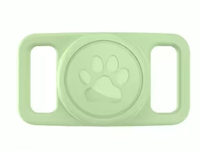 Airtag Dog Collar Holder Waterproof Silicone Full Body Covered Anti-Lost Protective Air Tag Holder for Pet Collar
