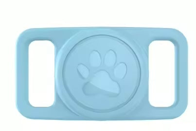 Airtag Dog Collar Holder Waterproof Silicone Full Body Covered Anti-Lost Protective Air Tag Holder for Pet Collar