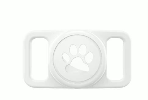 Airtag Dog Collar Holder Waterproof Silicone Full Body Covered Anti-Lost Protective Air Tag Holder for Pet Collar