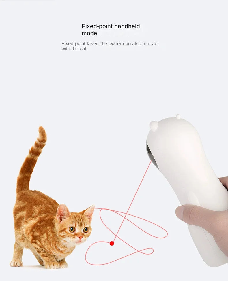 Smart Automatic Laser Cat Toy Interactive and Movement Cat Teasing Toy Pet Products Cat Accessories